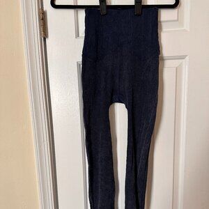 Navy Good Karma Leggings from FP Movement with Detailed Stitching